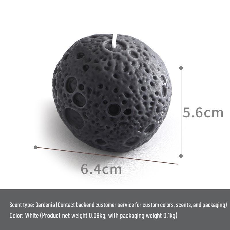 Handmade Soy Wax Moon-Shaped Scented Candle - Birthday Gift & Souvenir