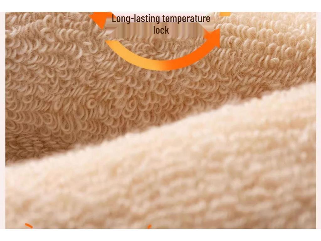 Kids' Winter Cotton Socks with Velvet Lining - Thick Terry for Boys and Girls