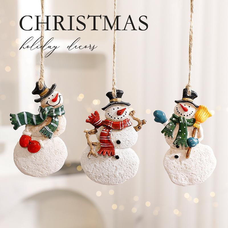 Cross-border Christmas Reindeer Ornaments: Cartoon Tree Decorations & Holiday Accessories