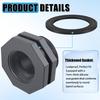 Water Tanks Connector Drain Pipe Accessories Aquariums Joints Water Pipe Fittings Thread Adaptor Tank Bulkhead