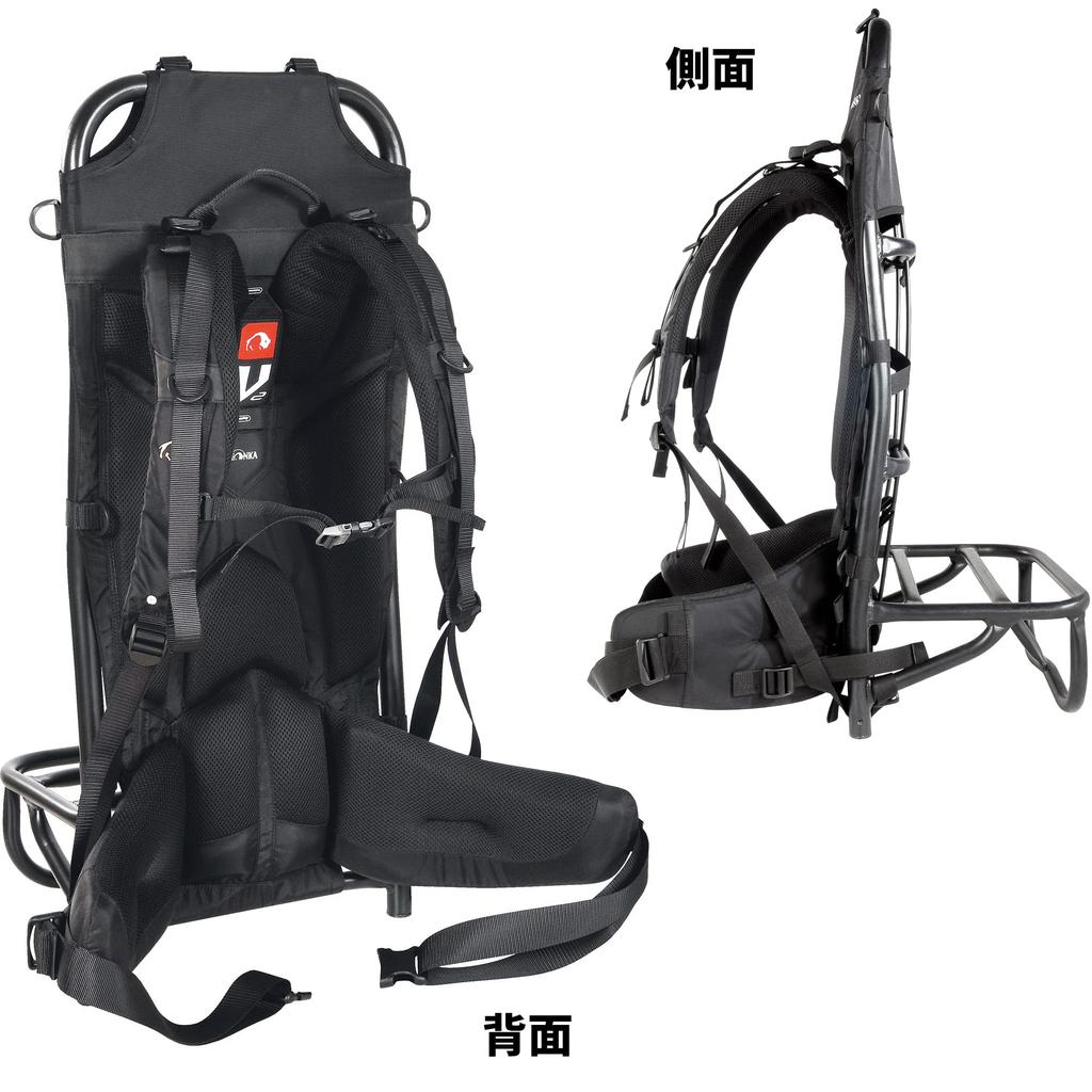 ZAINO PORTABIMBI TATONKA LASTENKRAXE (2,70 kg, Capacità di Carico 50 kg, Telaio in Alluminio, Nero) [Importazione Ufficiale]