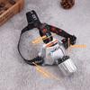 Hohe Leistung Rot/Weiß/Gelb/Blau Licht Vier Lichtquellen USB Wiederaufladbare Stirnlampe Outdoor Langstrecken Notfall-Stirnlampe