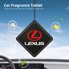 Wisiorek Zapachowy do Samochodu Odświeżacz Powietrza Tabletkki Aromaterapeutyczne Do Fsport GS GX IS LS LX CT LC RC LBX NX RX 350h 450h ES UX 300e