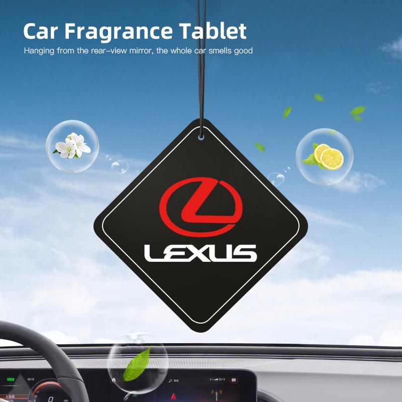 Wisiorek Zapachowy do Samochodu Odświeżacz Powietrza Tabletkki Aromaterapeutyczne Do Lexus Fsport GS GX IS LS LX CT LC RC LBX NX RX 350h 450h ES UX 300e