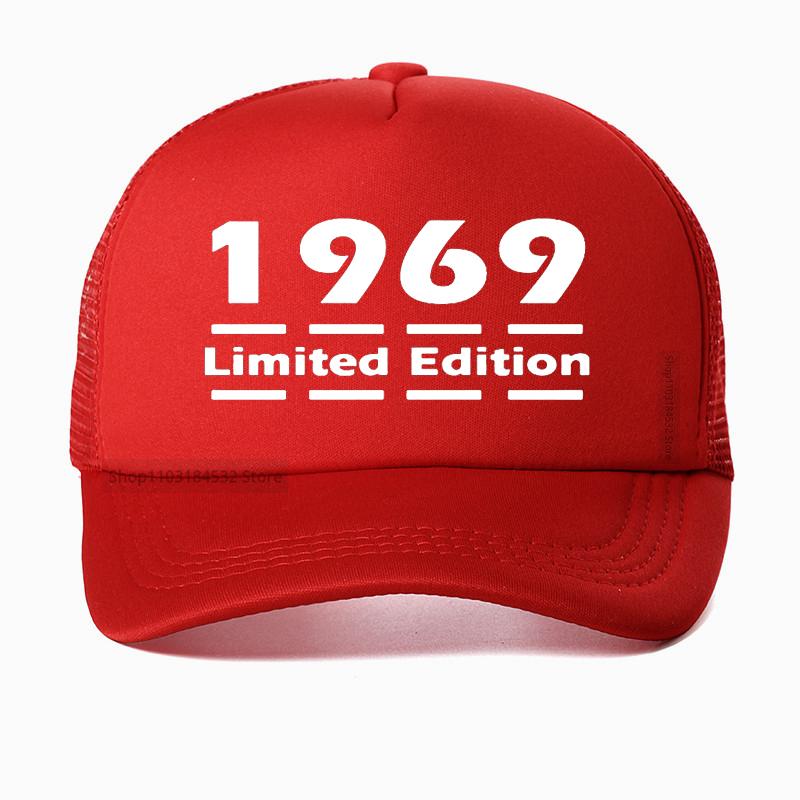 Limited Edition  Unisex Baseball Cap  Colours th Birthday Gift Dad Hat Summer Mesh Breathable Trucker Hat Casquette Adjustable