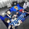Blue Lock Room Mats Cheaper Anti-slip Modern Living Room Balcony Printed Household Carpets