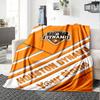 Name Custom Houston Dynamo Print Flannel Blanket High Quality Warm Comfortable Cover for All Seasons Perfect for Gifts Home Decor