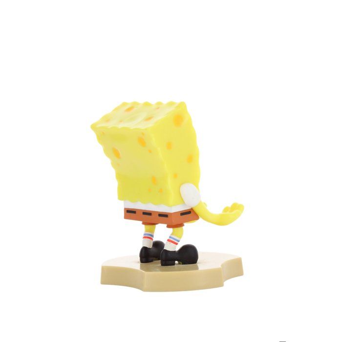 Figurine support - exquisite gaming - bob l'éponge - 10 cm - multicolore - pour téléphone et écouteurs