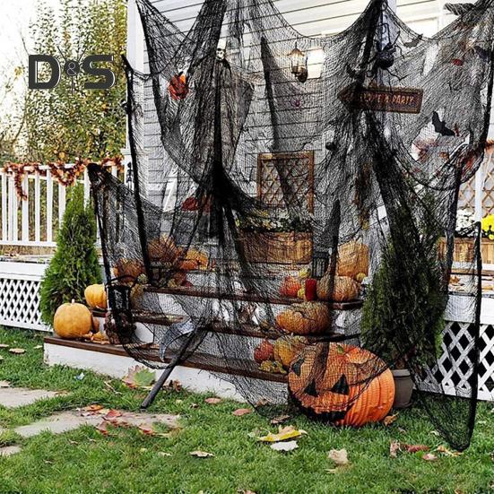 Horror Halloween Cloth Decoration Creepy Gauze Fabric Cloth Scary Haunted House Prop for Halloween Party Decor