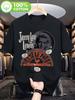 Men's Retro Jerry Lee Lewis Rock and Roll Graphic T Shirt - 1950s Music Icon Design Short-Sleeve Crew Neck T Shirt