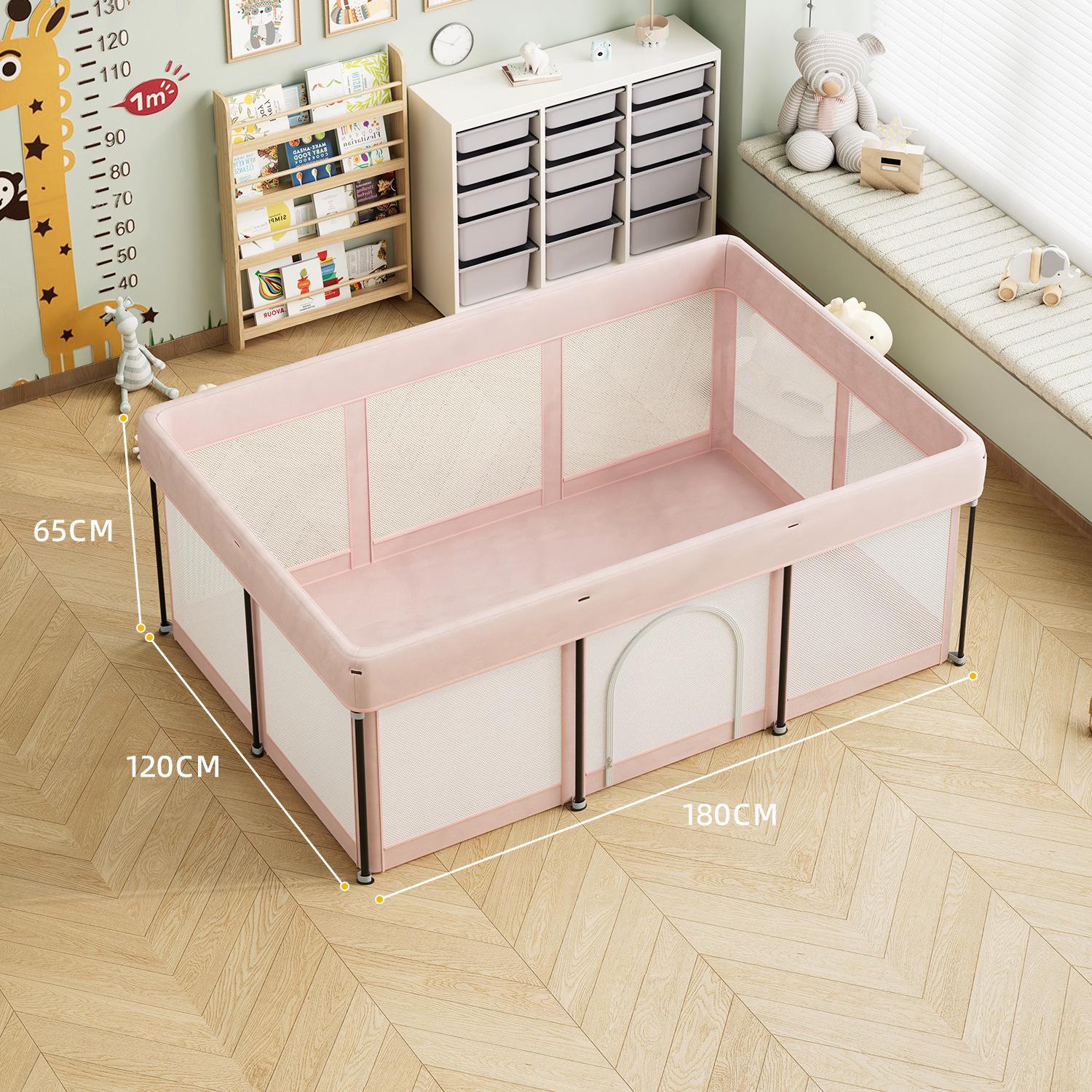 Foldable Kids Playpen: No-Install Safety Fence