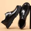 Men's shoes trendy new casual leather cowhide breathable formal thick-soled soft-soled men's business British deodorant leather shoes