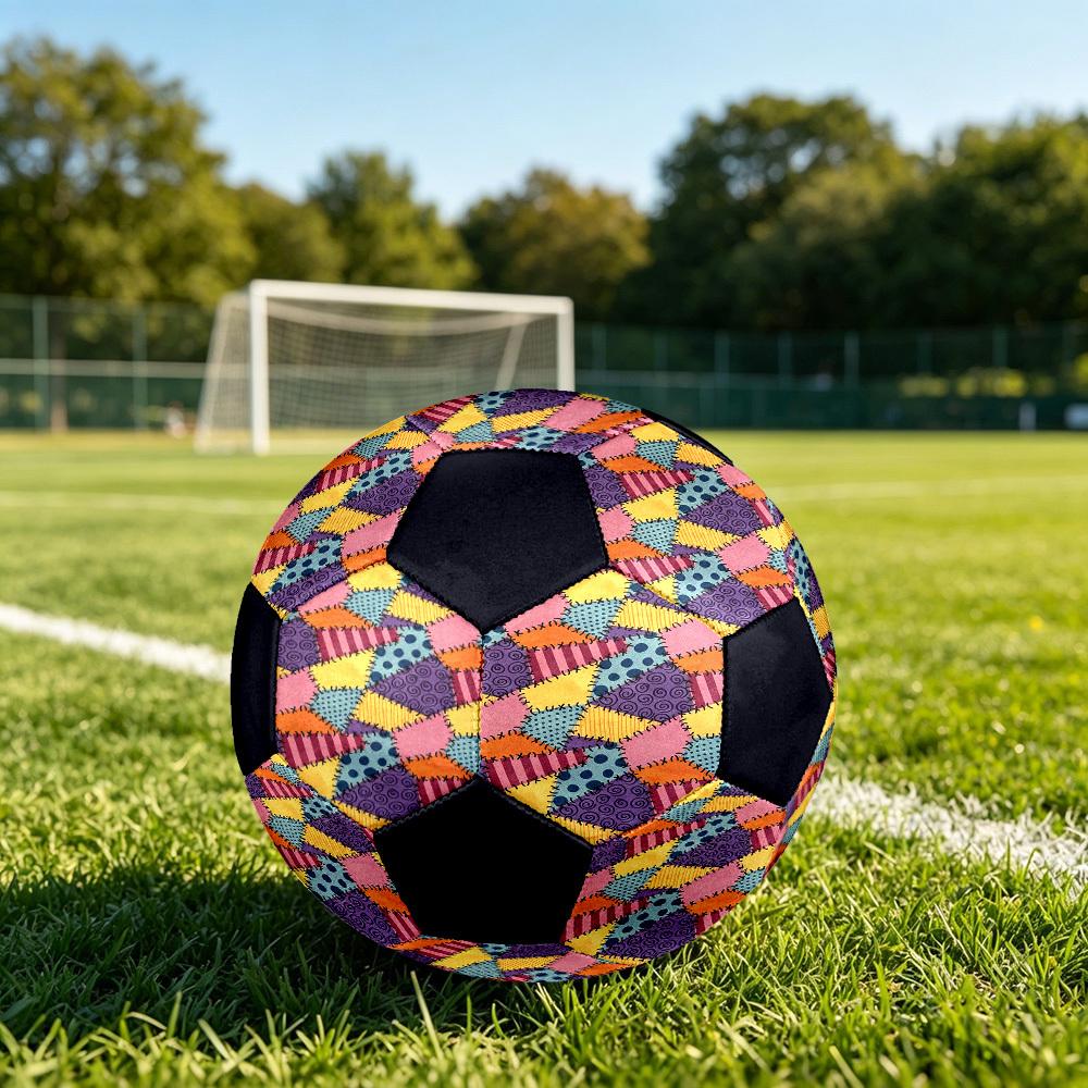 1pc Patchwork Quilt Lightweight PVC Training Soccer Ball, Size 5, Suitable for Indoor and Outdoor TrainingGift Y60330