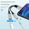 Type-c Headphone Adapter, Fast Charging Digital Decoding Audio Converter, Suitable for Xiaomi, Vivo, Huawei, OPPO, Apple Mobile Phones