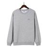 Unisex Baumwoll Oversize Rundhals-Sweatshirt Mit Gesticktem Buchstaben-Design Streetwear Lässiges Langarm-Oberteil