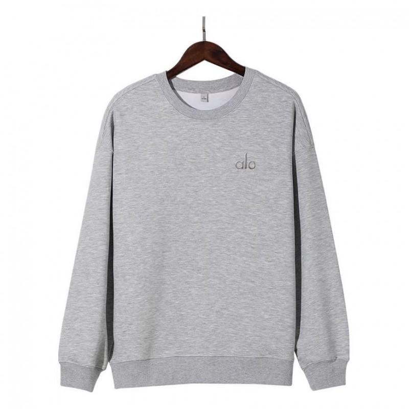Unisex Baumwoll Oversize Rundhals-Sweatshirt Mit Gesticktem Buchstaben-Design Streetwear Lässiges Langarm-Oberteil