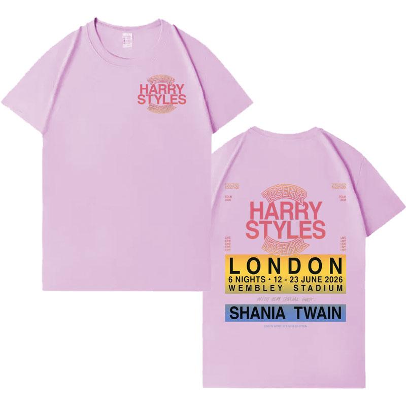 Camisetas Tour 2026 de Harry Styles Estética Hip Hop Camiseta para Hombre Mujer Harajuku Oversize Casual Adolescentes Camisetas