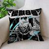 Powerful Monster Comics K-Kaiju No.8 Pillow Covers Cartoon Sofa Decorative Home Double-Sided Printing Short Plush Cushion Cover