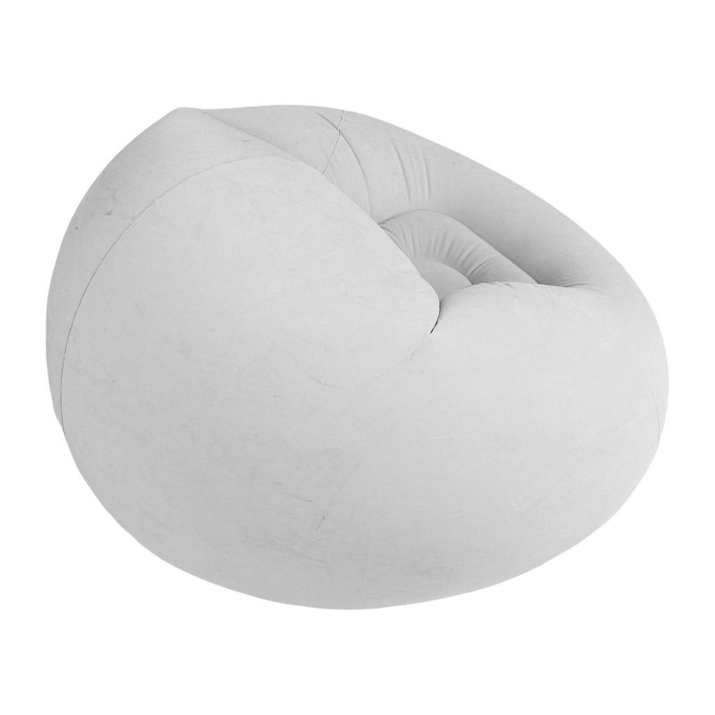 Aufblasbarer Stuhl Einzelsofa PVC Beflockung Aufblasbare Lounge Couch für Wohnzimmer Schlafzimmer Outdoor Reise