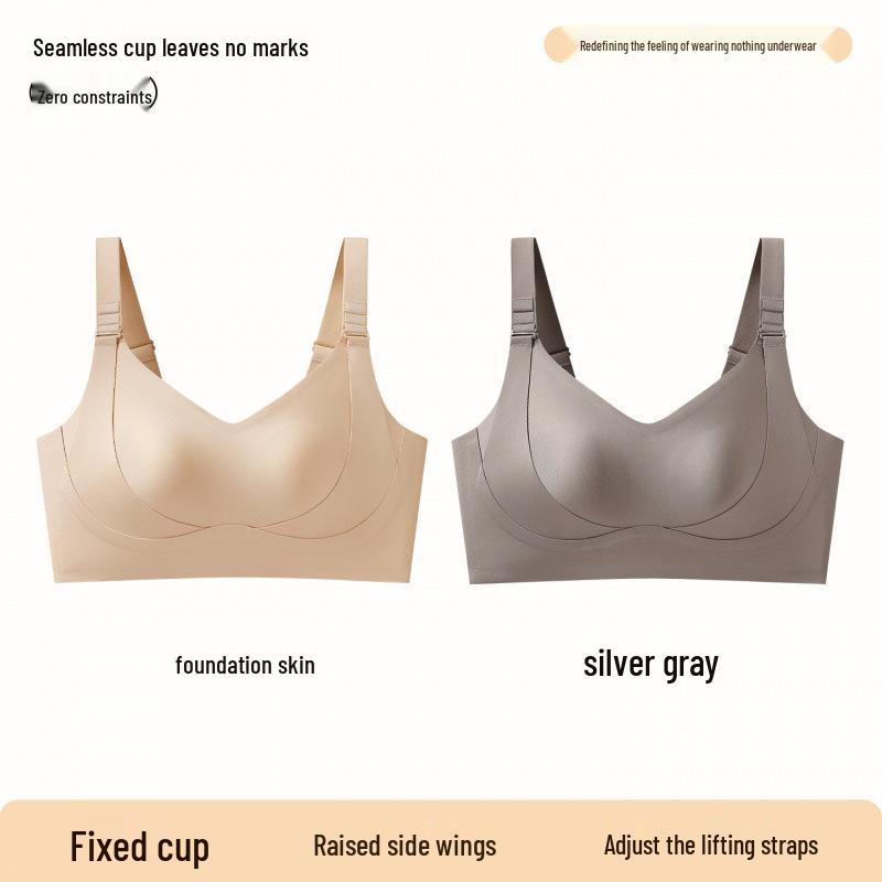 Anti-Sagging Seamless Bra for Small & Big Chests: Lifts, Gathers, and Minimizes for a Fuller Look