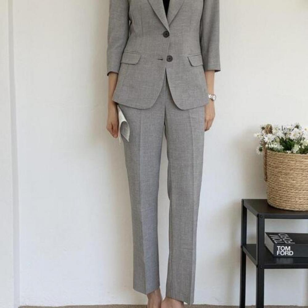 New Arrivals Open Run Women Wedding Guest Simple Suit Pants