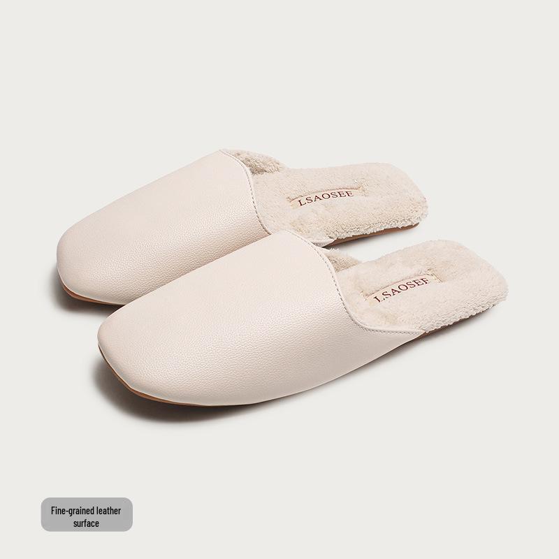 Waterproof Cotton Slippers: Non-Slip Sole, Velvet Lining, Unisex