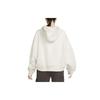 Nike Logo Print Drawstring Hooded Long Sleeve Sweatshirt Women sweatshirt Off-White DQ5807-104