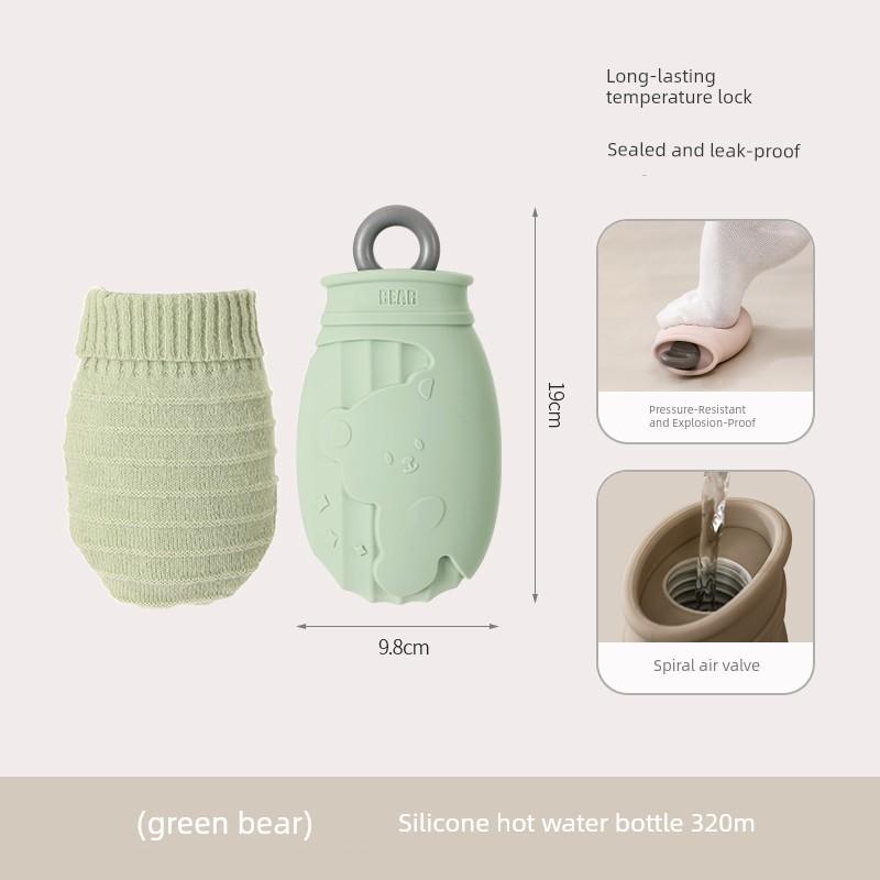 Silicone Hot Water Bottle for Pregnant Women during Childbirth, Small Size, Sealed, Explosion-Proof, Warm Stomach, Protect Neck, Gentle Warmth, Warm