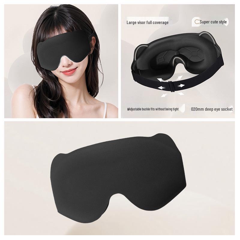 6D Breathable 3D Sleep Mask for Men & Women - Eye Fatigue Relief, Summer Shading, Ideal for Adults & Students