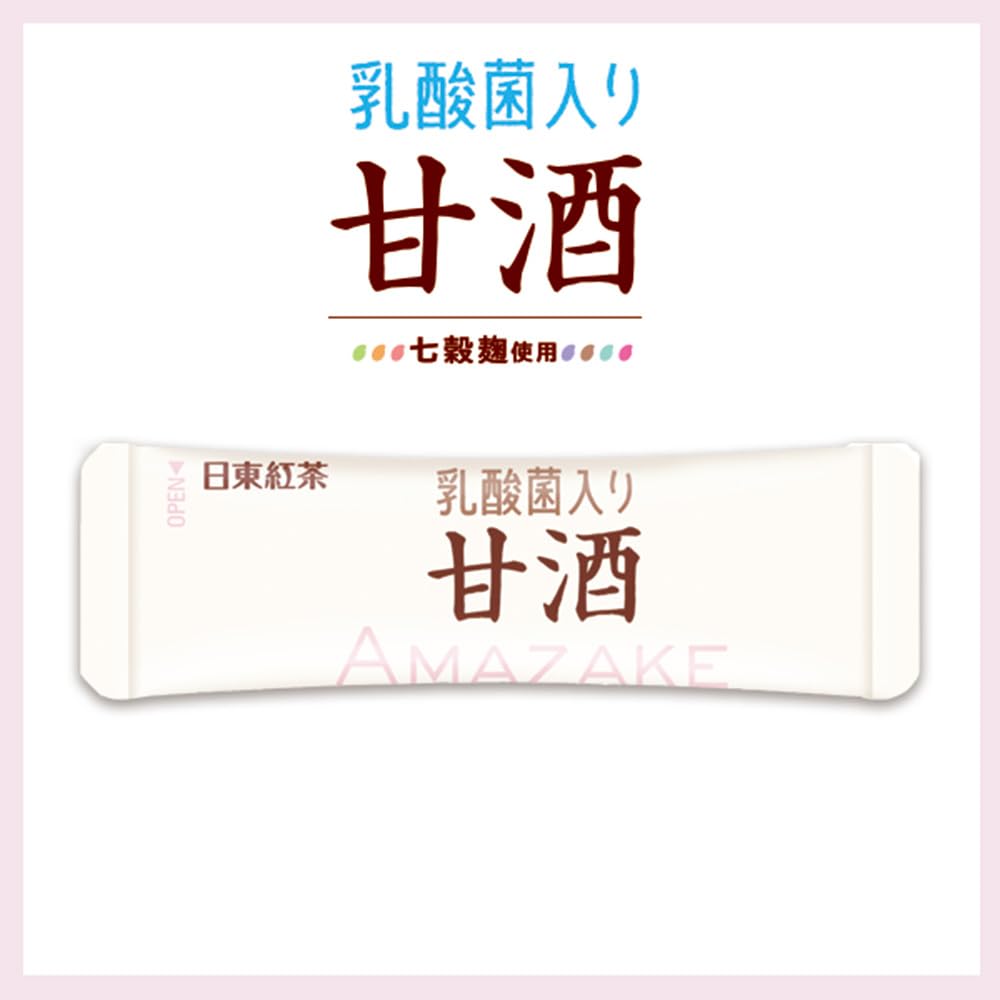 Mitsui Norin Nitto Black Tea Amazake with Lactic Acid 8 Bottles X 6 Packs Bacteria,