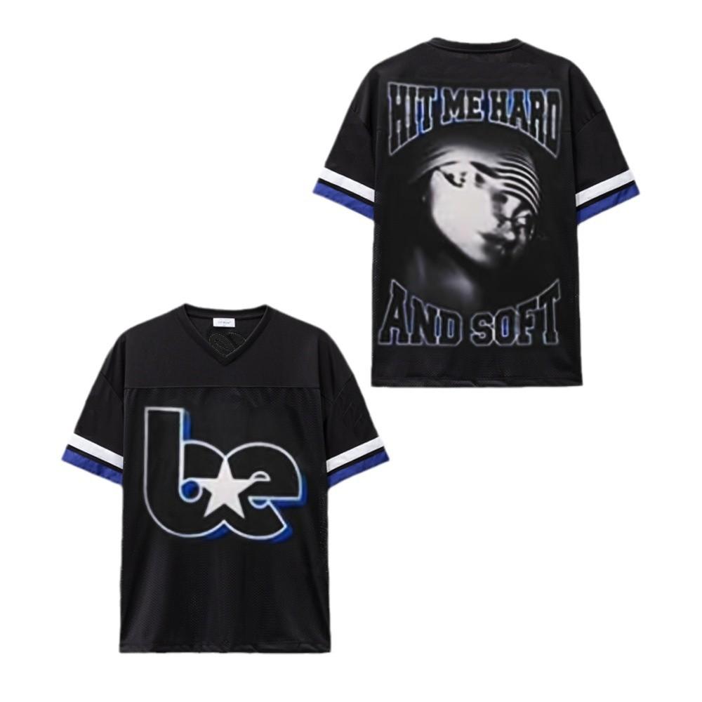 Platform hot-selling casual jersey billieeilish HIT ME HARD AND SOFT