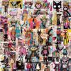 50 Basquet Style Crazy Art Graffiti Stickers Guitar Laptop Suitcase DIY Waterproof Stickers