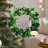 Christmas Tree Accessories Acrylic Garland Pendant, Double-sided Wreath Hanging Ornament, Lightweight Decorative Ornaments Decor with Lanyard
