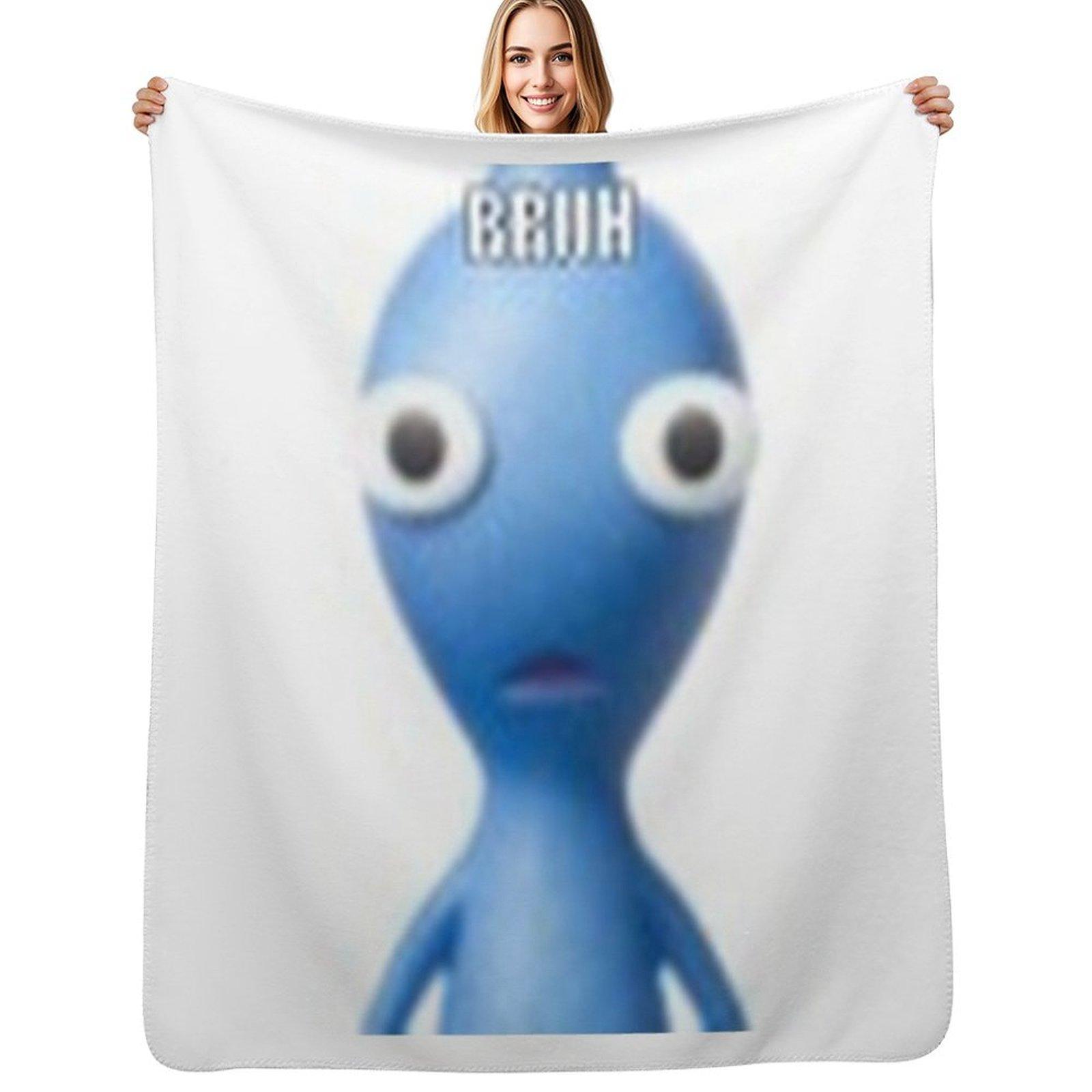 BRUH Pikmin 2 Throw Blanket Warm Napping Blanket for Office Couch Bed Size: 75*100cm, Weight: 230 GSM