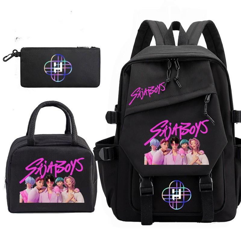 Stylish Anime Kpop Inspired Large Capacity Backpack Women Students Travel Campus Daily Use