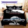 Shelby Racing Pattern Bedding Set Quilt Cover Pillowcase Home Decor Gift (1 * duvet cover + 2 * pillowcase, without core)