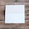 10 Stück Vintage Hochzeits-Namensschilder Kraftpapier Blanko Tischkarten Elegant gefaltet Sitzplatznummernkarte Brautparty
