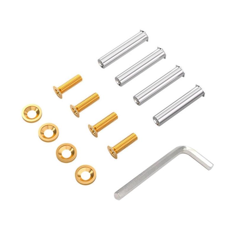 4Pcs Water Cooling Radiator Fitting Professional Long Short Screws Fan Mounting Screw PC Fan Screws for Water Cooling