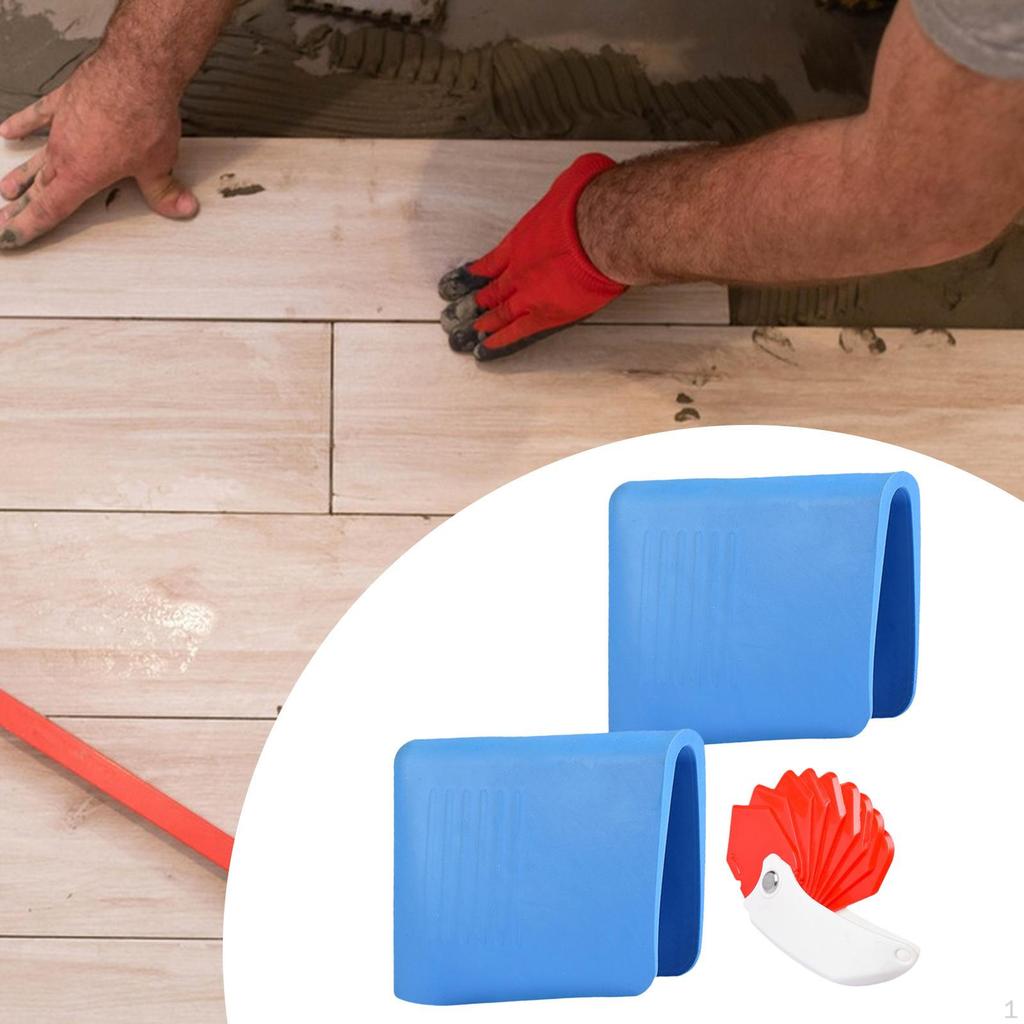 2 Pieces Caulking Finisher Grout Edge Sealing Effortless Flooring Seam Finishing Tools for Smooth