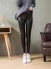 2024 Women's Stretch Faux Leather Pants: Thickened, Elastic Waist, Velvet Lined, Gusseted Leggings