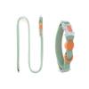 Set Collar Leash Transparent Buckle Candy Color Small Medium Dogs Collar Fashion Cat Pet Rope Puppy