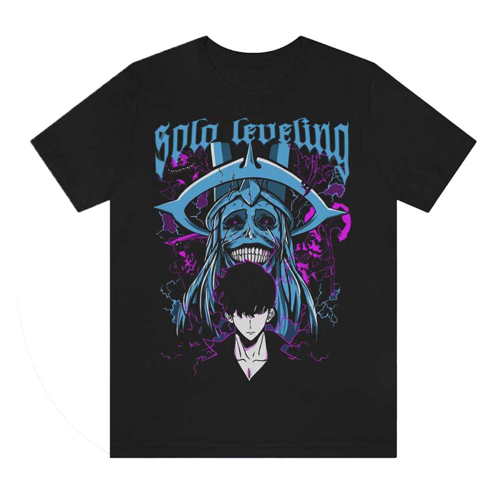 SOLO LEVELING Graphic T-Shirt Tops Tee, Unisex Cotton Anime Manga Tee