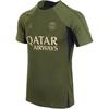 Letter Print Crew Neck Short Sleeve T-Shirt Men Tops Green FD7085-327