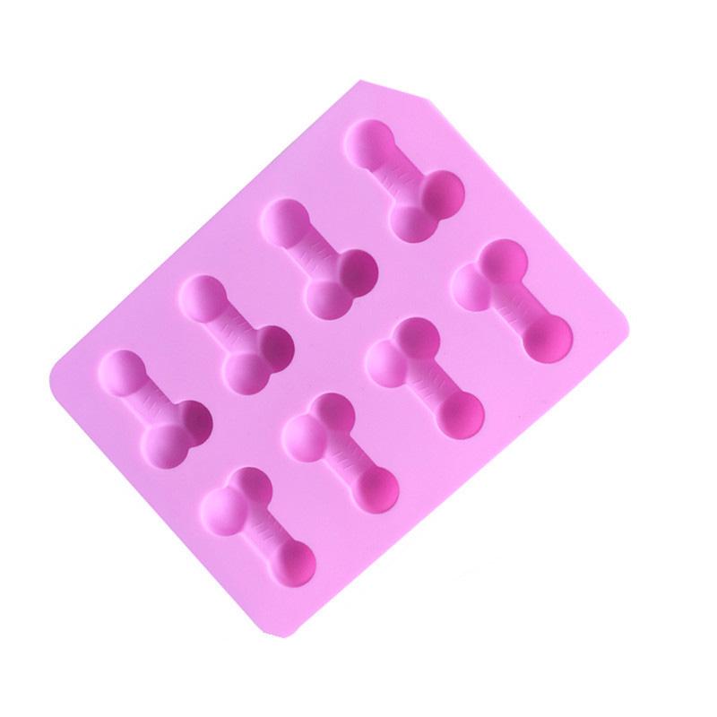 Creative Funny Fun Hooligan Second Child Ice Box Ice Lattice Fun Silicone Cake Mold