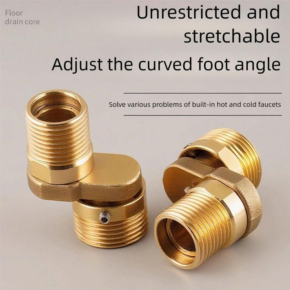 Copper Eccentric Screw Corner Universal Wall Mounted Adapter Home Installation