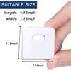 (16 Set/32 Pieces) Clear Vertical Blind Repair Tabs, Vertical Blinds tabs/Blind Fixers for Vertical Blinds Replacement Slats & Parts