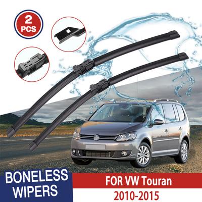 Pióra wycieraczek do VW Touran 2010-2015 Przednie Szyba czysta Szyba samochodowa Części samochodowe Samochodowe szczotki do deszczu 24''+18''