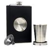 8oz Wine Hip Flask with Cup Built-in CollapsibleFunnel Stainless Steel Wine Bottle Drink Barware Whiskey Flask