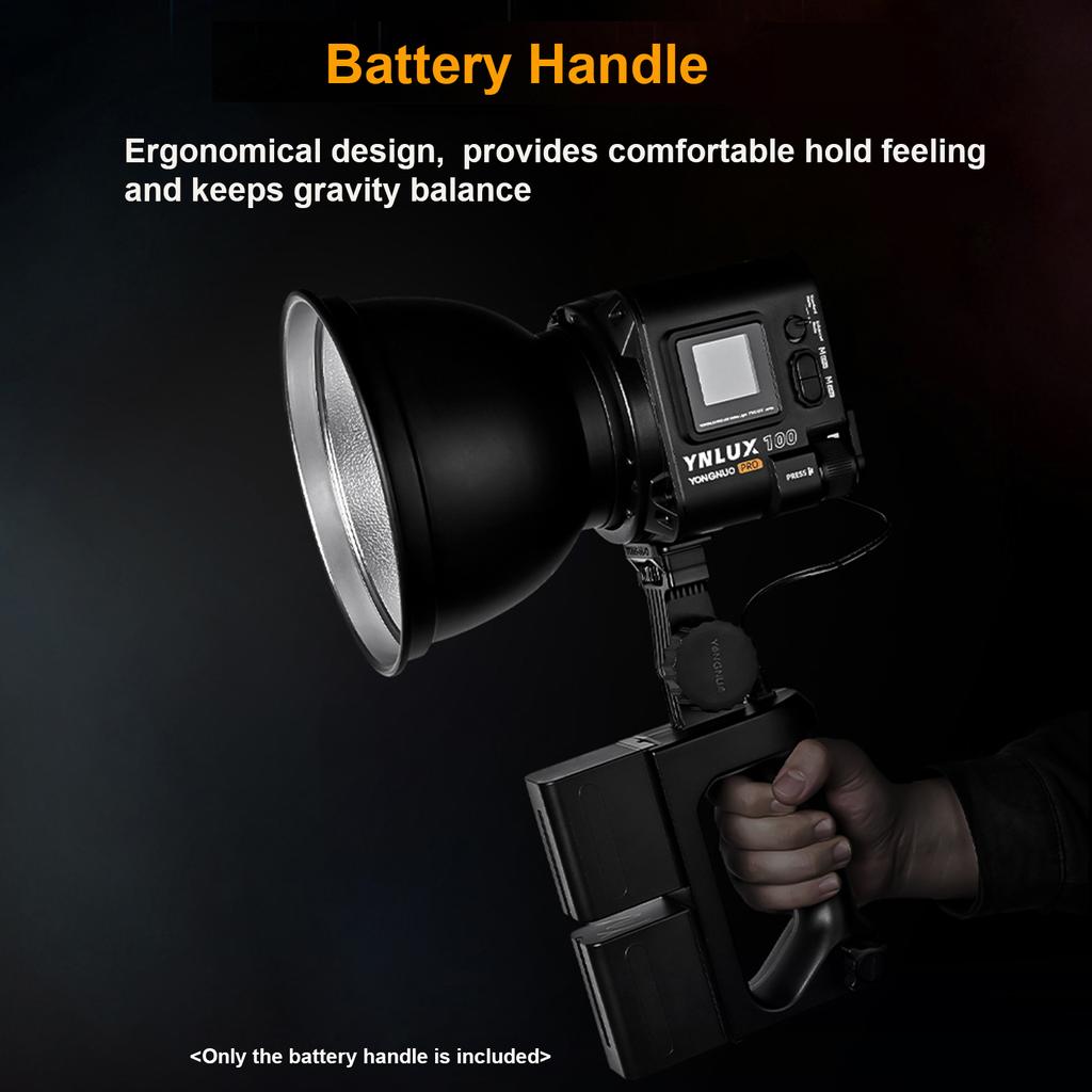 YONGNUO NP-F Pil Kolu Güç Kaynağı Tabanı için YONGNUO YNLUX100/ YNLUX100 Pro LED Video Işığı