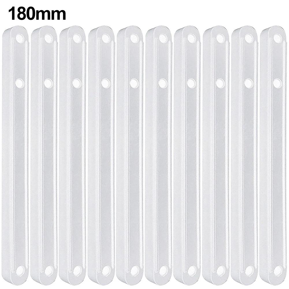10Pcs Draw Rail Plastic Drawer Slides 180/235/298mm Draw Runners Replacement Drawer Runners Wardrobe Guide Rail Skidway